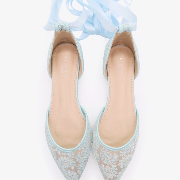 TWILA-LACE
Crochet Lace Pointy Toe with Ankle Tie or Ballerina size 8 - Picture 11 of 12